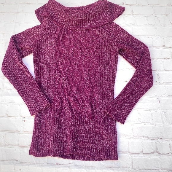 Style & Co. Petite Turtleneck Sweater Metallic size Small - Picture 1 of 6